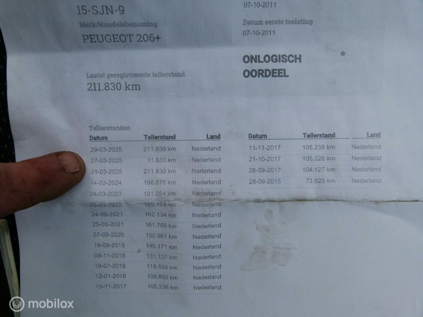 Hoofdafbeelding Peugeot 206