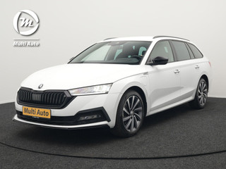 Škoda Octavia Combi 1.4 TSI iV Plug In Hybrid Sportline Business 205pk PHEV | Head-Up | Sportstoelen Verwarmd | Canton Audio | 19"L.M | Virtual | Keyless | Apple Carplay | Parkassist | Sfeerverlichting |
