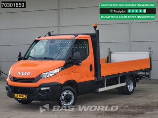 Iveco Daily 35C14 Open Laadbak Dubbelucht 3,5t Trekhaak Navi Airco Euro6 Pritsche Pickup Open Box Airco Trekhaak
