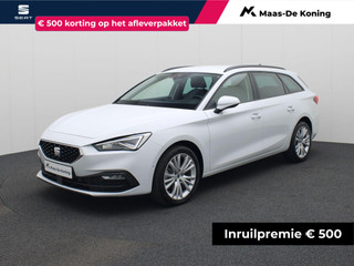 SEAT Leon Sportstourer 1.5eTSI/150PK Style DSG · Camera + Parkeersensoren · Keyless · App connect · Garantie tot maart 2029
