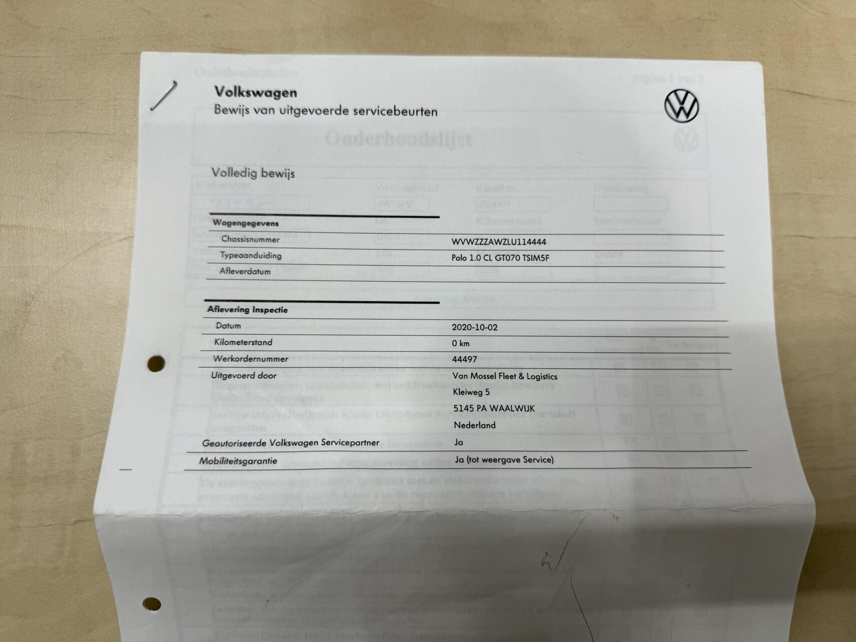 Hoofdafbeelding Volkswagen Polo