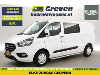 Ford Transit Custom 300 2.0 TDCI L2H1 | DC | Airco | Cruise | Carplay | Trekh. | Navi | Parkeersens.