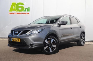 Nissan Qashqai 1.2 N-Connecta Panoramadak Keyless 18 inch Navigatie 360 Camera Clima Cruise Getint Glas Bluetooth