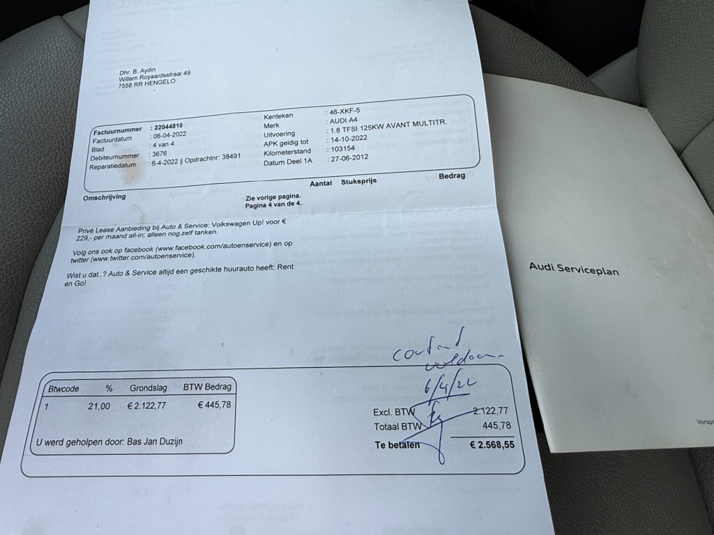 Hoofdafbeelding Audi A4