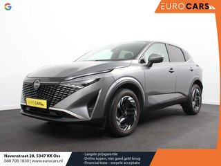 Nissan Qashqai 1.3 MHEV Automaat N-Connecta | Navigatie | Climate Control | Sfeerverlichting | Camera 360 | Led | Dab | Verwarmde voorstoelen | Adaptive Cruise Control | Digitale Cockpit | Lichtmetalen Velgen