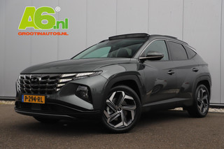 Hoofdafbeelding Hyundai Tucson Hybrid Hyundai Tucson 1.6 T-GDI HEV Premium Sky Automaat Panoramadak Leder Stoelverkoeling verwarming Navigatie Achteruitrijcamera Carplay Android