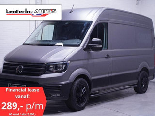 Volkswagen Crafter 2.0 TDI 140 pk L3H3 Navi, Camera, 18" LMV Trekhaak 3.000 kg, Grijs Wrap, Sidebars, 3-Zits