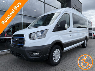 Ford E-Transit Rolstoelbus / Personenbus 350 L2H2 Trend 68 kWh (Zo goed als nieuwe en volledig elektrische Rolstoelbus!)