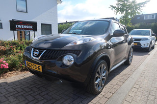 Nissan Juke 1.6 DIG-T 4X4 191pk Aut CARPLAY|NAVIGATIE|KEYLESS|LEDER|PDC|STOELVERWARMING|PERFECT ONDERHOUDEN