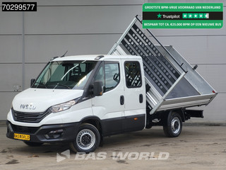 Iveco Daily 35S16 3-zijdige Automaat Kipper 3,5t Trekhaak 160PK Airco Euro6 Dreiseitenkipper Tipper Kieper Benne Airco Trekhaak