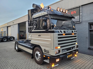 Scania R R143-420 V8 Streamline fullspoiler retarder 1996 original holland truck