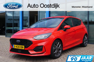 Ford Fiesta 1.0 EcoBoost Hybrid ST-Line 125PK Carplay-Navi Climate Cruise Control Privacy Glass Parkeersensoren Achter *Sportief*