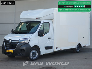 Renault Master 145PK Bakwagen Lowliner LED Airco Cruise Achterdeuren Meubelbak Koffer Airco Cruise control
