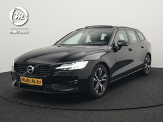 Volvo V60 B4 R-Design Automaat 198pk | Panodak | Adaptive Cruise | Camera | Lederen Sportstoelen Memory & Verwarmd | Pilot Assist | Blis | Navigatie | Stuurverwarming  | Virtual | DAB |