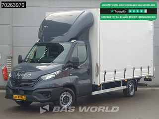 Iveco Daily 35S18 3.0L Automaat Schuifzeilen Laadklep 2025-Model ACC LED Navi 3,5t Trekvermogen Euro6 Schuifzeil Zeilen Meubelbak Bakwagen Koffer Plane 22m3 Airco
