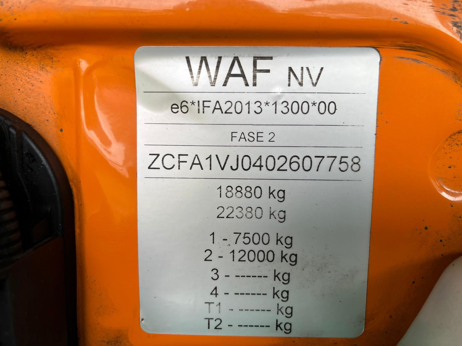 Hoofdafbeelding Eurocargo  190EL25 EEV . kipper , HMF kraan , 