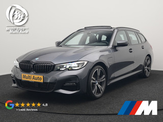 BMW 3 Serie Touring 320e M Sport Plug In Hybrid 204pk Dealer O.H. PHEV | Trekhaak Af Fabriek | Panodak | Camera | Adaptief Onderstel | 19"L.M | Alcantara Sportstoelen Memory & Verwarmd | Sfeerverlichting | Apple Carplay | Keyless | Navigatie | DAB |