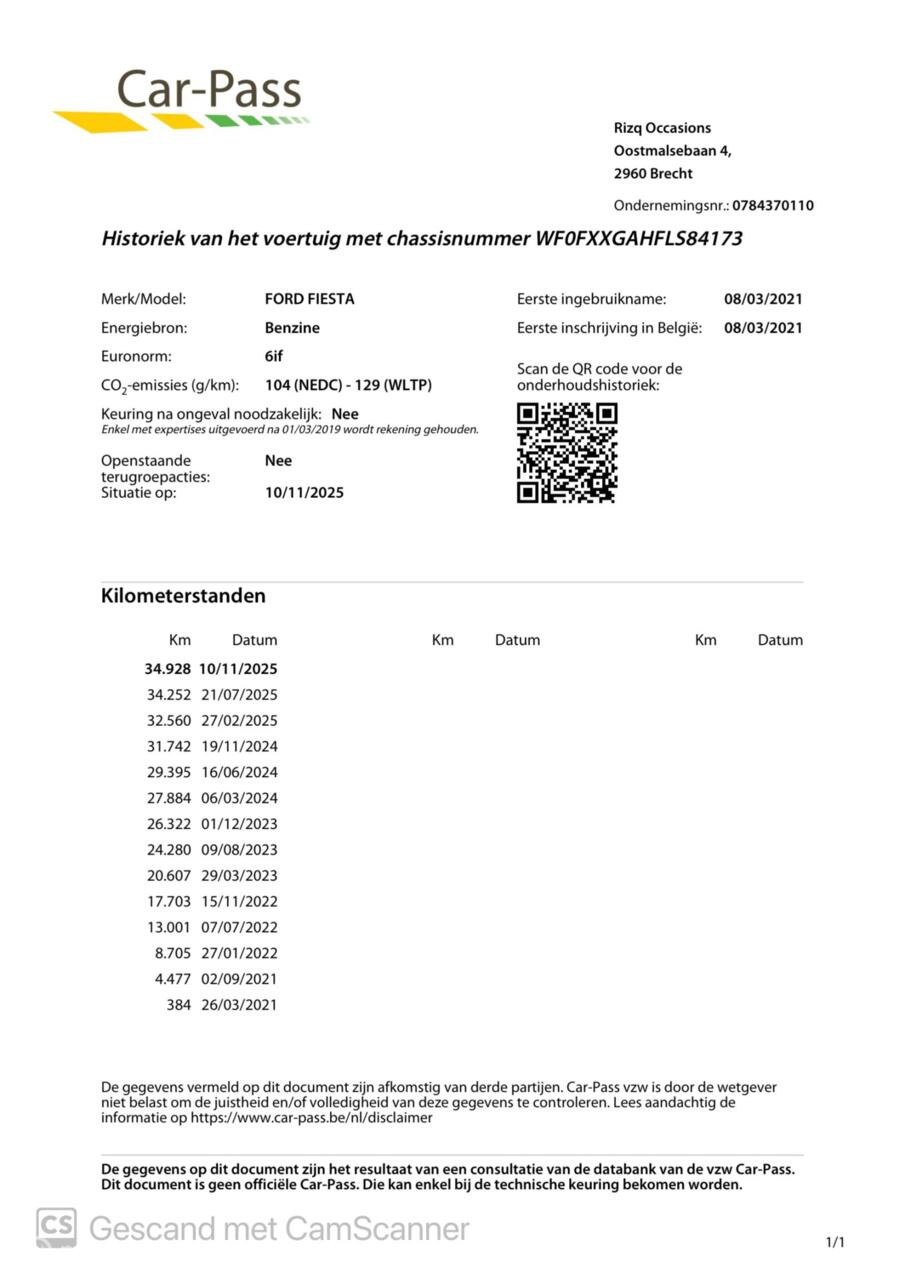 Hoofdafbeelding Ford Fiesta