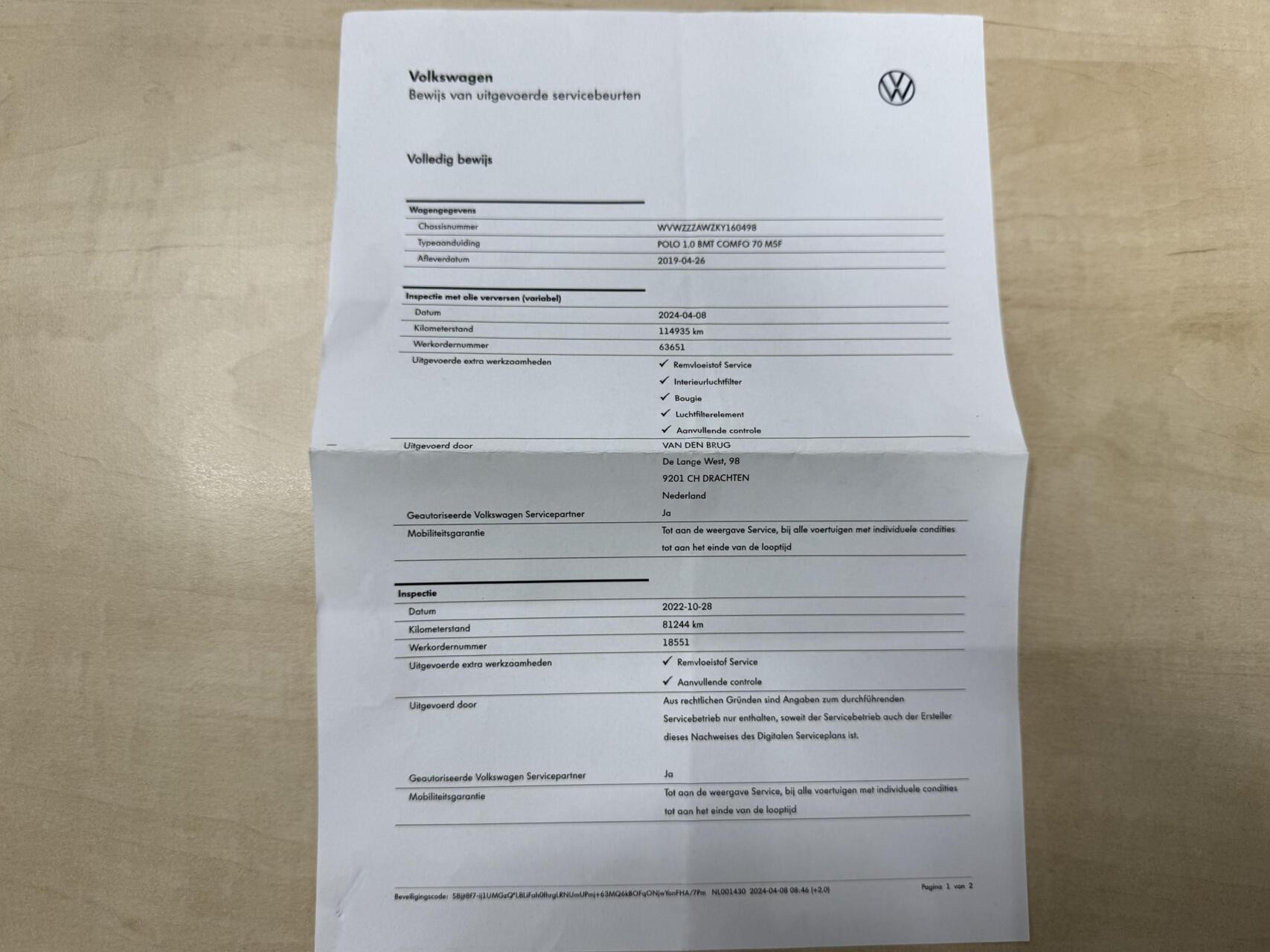 Hoofdafbeelding Volkswagen Polo