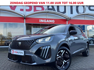 Hoofdafbeelding Peugeot 2008 Peugeot 2008 1.2 PURETECH AUT. FACELIFT NARDO-GREY NAVI CAMERA CARPLAY AIRCO LMV PDC