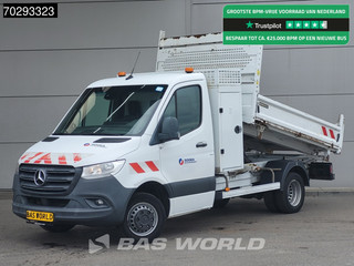 Mercedes Sprinter 514 CDI 3 zijdige Kipper 3.5t trekhaak MBUX Navi Camera Tipper Benne Open laadbak Kieper 2m3 Airco Trekhaak Cruise control