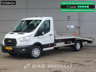Ford Transit 130pk Autotransporter Airco Cruise Lier Euro6 Cartransporter Oprijwagen Airco Cruise control