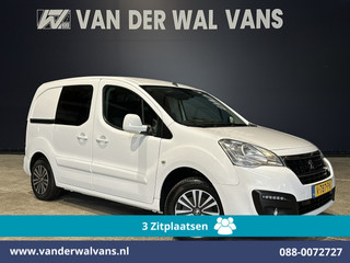 Peugeot Partner 1.6 BlueHDi L1H1 Euro6 Airco | 3-Zits | Navigatie | Apple Carplay | Cruisecontrol Parkeersensoren, zijdeur, bijrijdersbank
