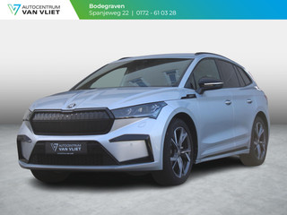 Hoofdafbeelding Škoda Enyaq iV Skoda Enyaq 60 Sportline | SOH 97.4 % | TREKHAAK WEGKLAPBAAR | NAVIGATIE | ACHTERUITRIJCAMERA |