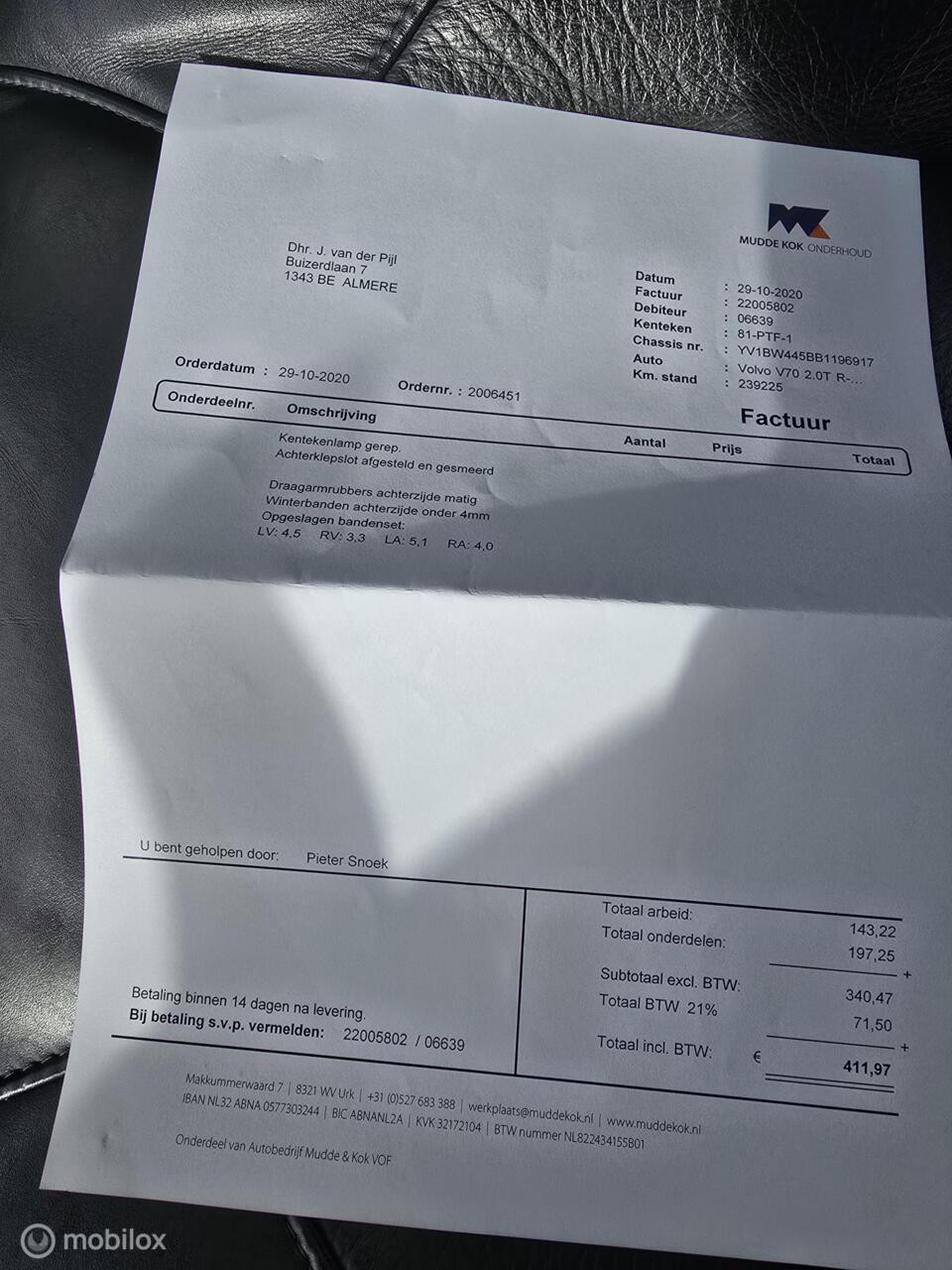 Hoofdafbeelding Volvo V70