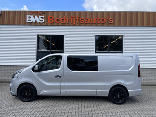 Fiat Talento 1.6 MJ 125pk EcoJet L2H1 luxe DC 5 persoons SX / vaste prijs rijklaar € 17.950 ex btw / lease vanaf € 302 / zilver metallic / euro 6 / bpm vrij / airco / cruise / navi / trekhaak !