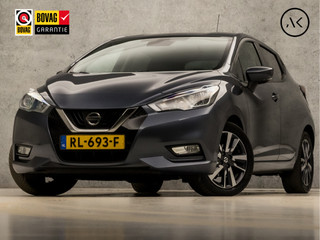Nissan Micra 0.9 IG-T N-Connecta Sport (NAVIGATIE, CLIMATE, CAMERA, SPORTSTOELEN, PARKEERSENSOREN, GETINT GLAS, LM VELGEN, CRUISE, NIEUWE APK, NIEUWSTAAT)