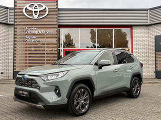 Toyota RAV4 2.5 HYBRID STYLE PARKSENSOREN V+A STOEL/STUURVERW LEDER EL-KLEP NAVI APPLE/ANDROID KEYLESS