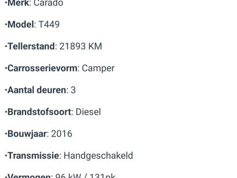 Hoofdafbeelding Carado T 449