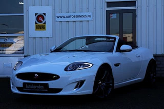 Jaguar XK XKR 5.0 V8 510PK S/C Convertible*Perfect onderh.*Facelift*Bowers&Wilkins/Stoelverw./Stuurverw./Stoelkoeling/Alcantara Stuur/Camera/Windscherm/Bi-Xenon/Keyless Entry+Go/Memorie/Parkeersens.V+A/20inch LM/VOL*