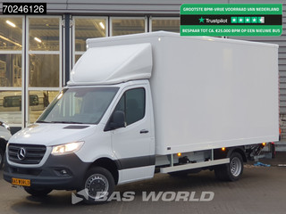 Mercedes Sprinter 515 CDI Automaat 1000kg Laadklep Zijdeur Dubbellucht Bakwagen MBUX Airco Cruise CarPlay D'Hollandia Euro6 Koffer Meubelbak 21m3 Airco Cruise control