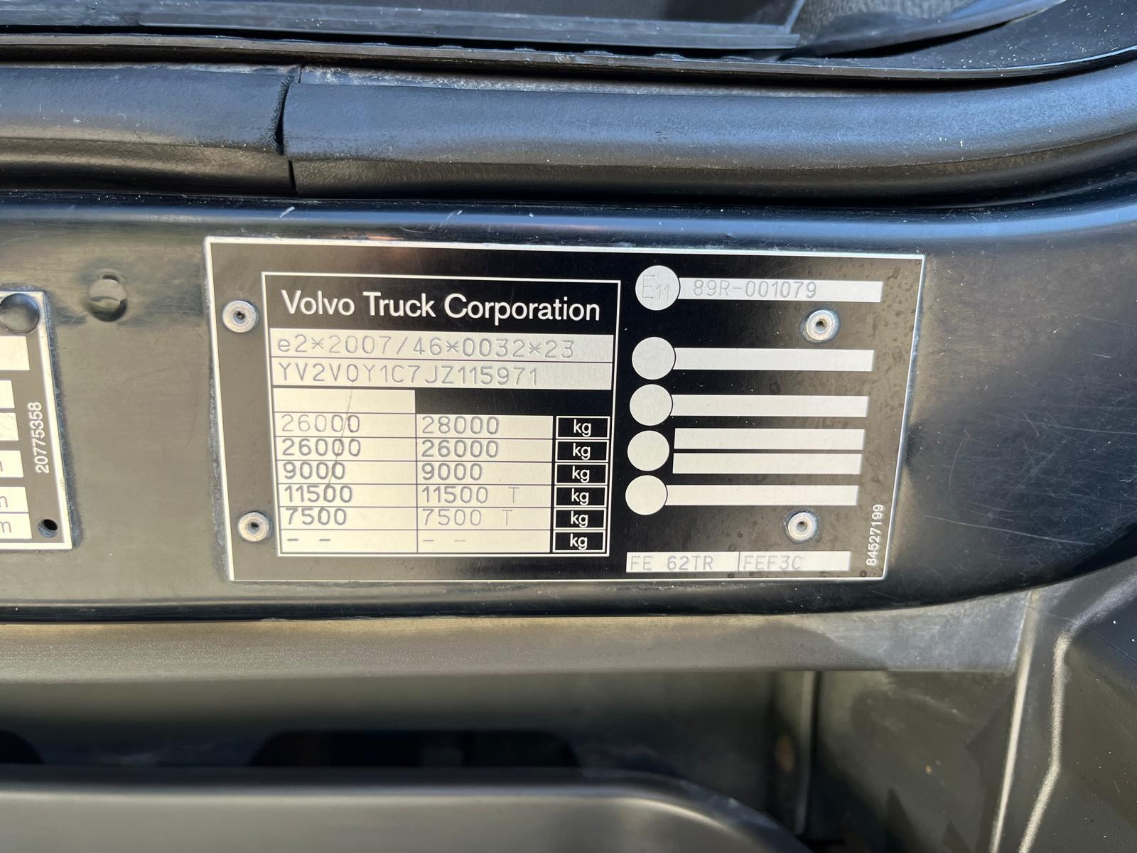 Hoofdafbeelding Volvo FE 280 6x2  Palfinger PK18002