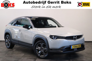 Hoofdafbeelding Mazda MX-30 Mazda MX-30 e-SkyActiv 145 First Edition 36 kWh Navigatie Halfleder interieur 18 lmv lane ass. 24 maanden garantie mogelijk (*vraag naar de voorwaarden)