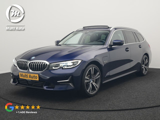 BMW 3 Serie Touring 330e Sportline Plug In Hybrid 293pk Dealer O.H PHEV | Panodak | Adaptive Cruise | 360 Camera | Lederen Sportstoelen Memory & Verwarmd | Harman & Kardon |  Apple Carplay | Sfeerverlichting | Blis | Virtual | Navigatie | DAB | 19"L.M |