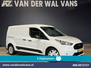 Ford Transit Connect 1.5 EcoBlue 100pk L2H1 Euro6 Airco | 3-Zits | Cruisecontrol | Stoelverwarming | Verwarmde voorruit Parkeersensoren, Bijrijdersbank