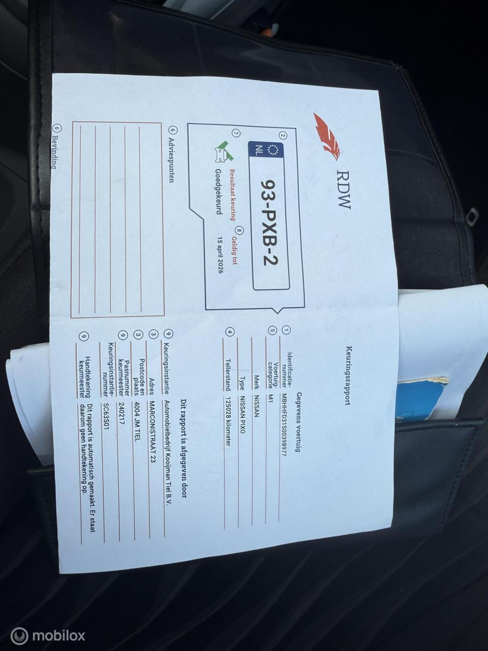 Hoofdafbeelding Nissan Pixo