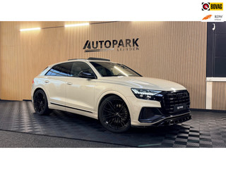 Audi Q8 55 TFSI e quattro |3X S Line|ABT|PANO|SOFTCLOSE|B&O|360CAM|DEALER ONDERHOUDEN| LUCHTVERING |23 INCH|PLUG IN|340PK|BOMVOL!