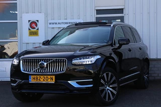 Volvo XC90 2.0 T8 390PK Plug in hybride PHEV AWD Inscription 7P.*Perfect Volvo Onderh.*BTW*1ste Eig*Pano/Elek. Trekhaak/ACC/Pilot Ass./Stoelverw./Stuurverw./HUD/Full LED/Dodehoek/Rijstrook/Camera/Parkeersens.V+A/20 inch LM*
