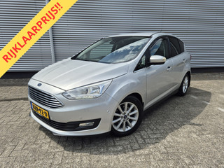 Ford C-MAX 1.5 Titanium Automaat, airco,cruise,android,navigatie/camera,stuur/stoelverwarming,afneembarehaak,parkeersensoren,