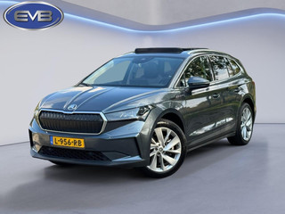 Skoda Enyaq iV 80, panoramadak, achteruitrijcamera, stoel-stuurverwarming, 1/2 leder, vele opties,, eerste eigenaar