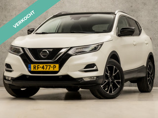 Nissan QASHQAI 1.2 Tekna Sport Automaat (PANORAMADAK, NAVIGATIE, 360 CAMERA, LEDER, STOELVERWARMING, LED KOPLAMPEN, KEYLESS, TREKHAAK, NIEUWE APK, NIEUWSTAAT)