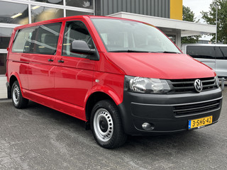 Volkswagen Transporter Kombi 2.0 TDI DSG Automaat L2H1 BPM/ BTW vrij Airco Cruise control Trekhaak Navigatie Verlengde uitvoering Marge 1 eigenaar Personenvervoer  Personenbus Groepsvervoer Ex overheid Ideaal voor ombouw naar Camper