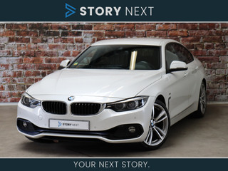 BMW 4 Serie Gran Coupé 420i High Executive Sport Line Automaat / Trekhaak / Navigatie Professional / Leder / Achteruitrijcamera / Cruise Control / Lane Change Warning / Climate Control / Extra Getinte Glas / Driving Assistant / DAB / 18 Inch