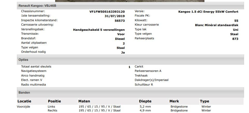 Hoofdafbeelding Renault Kangoo