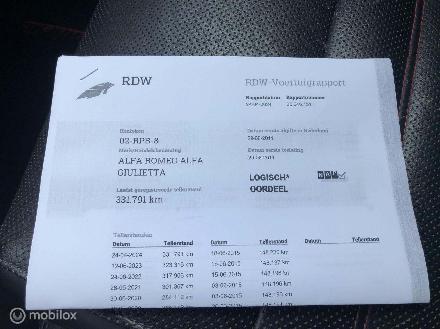 Hoofdafbeelding Alfa Romeo Giulietta