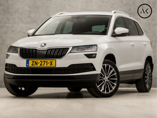 Škoda Karoq 1.0 TSI Sport Deluxe Automaat (APPLE CARPLAY, GROOT NAVI, CAMERA, LEDER/ALCANTARA, STOELVERWARMING, SPORTSTOELEN, ADAPTIVE CRUISE, GETINT GLAS, PARKEERSENSOREN, LED KOPLAMPEN, NIEUWE APK, NIEUWSTAAT)